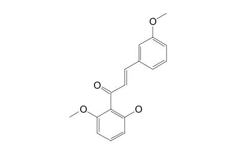 (E)-1-(2-HYDROXY-6-METHOXYPHENYL)-3-(3-METHOXYPHENYL)-PROP-2-EN-1-ONE