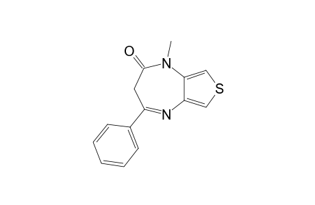 1,3-Dihydro-1-methyl-4-phenyl-2H-thieno[3,4-b][1,4]diazepin-2-one