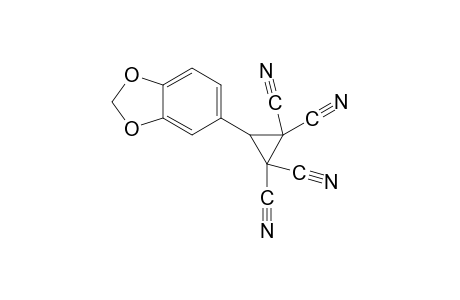 3-[3,4-(methylenedioxy)phenyl]-1,1,2,2-cyclopropanetetracarbonitrile