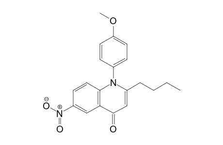 2-Butyl-1-(4-methoxyphenyl)-6-nitroquinolin-4(1H)-one