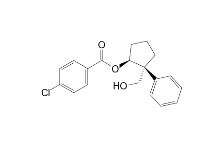 cis-1-Hydroxymethyl-1-phenylcyclopent-2-yl 4'-chlorobenzoate