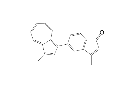 1H-Inden-1-one, 3-methyl-5-(3-methyl-1-azulenyl)-