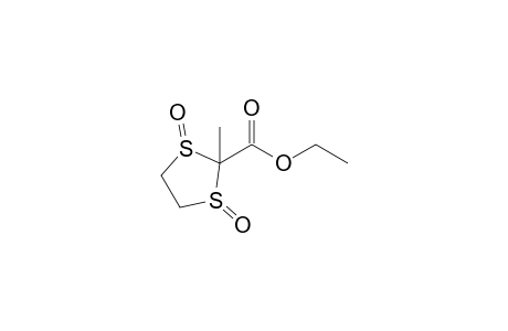 2-Ethoxycarbonyl-2-methyl-1,3-dithiolane 1,3-dioxide