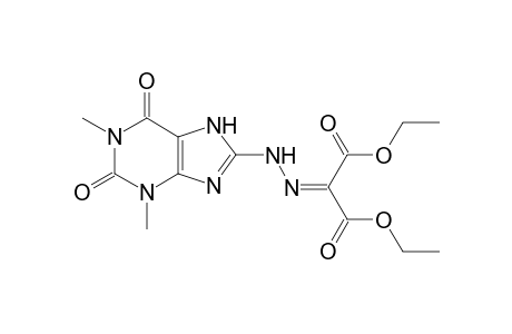 Ethyl 2-[(1',3'-Dimethyl-2',4'-dioxopurin-8'-yl)hydrazono]-2-(ethoxycarbonyl)acetate