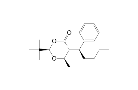 (2R,5R,6R)-2-tert-butyl-6-methyl-5-[(1S)-1-phenylpentyl]-1,3-dioxan-4-one