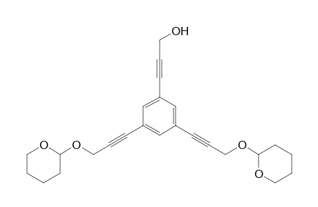 1-(3-Hydroxypropynyl)-3,5-bis[3-(tetrahydropyranyloxy)prop-1-ynyl]benzene