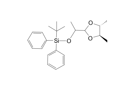 (4R,5R) 2-[1'-(t-Butyldiphenylsilyloxy)ethyl]-4,5-dimethyl-[1,3]dioxolane