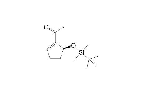 (S)-1-Acetyl-5-tert-butyldimethylsiloxy-1-cyclopentene