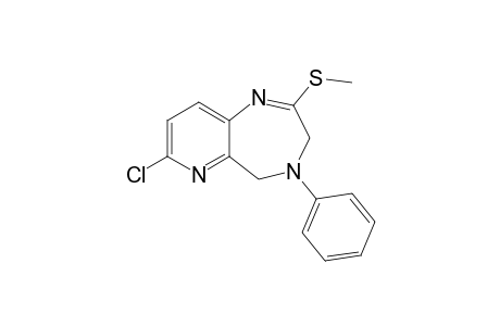 7-Chloro-2-(methylthio)-4-phenyl-4,5-dihydro-3H-pyrido[3,2-e]-(1,4)-diazepine