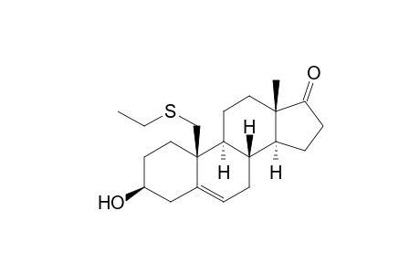 Androst-5-en-17-one, 19-(ethylthio)-3-hydroxy-, (3.beta.)-