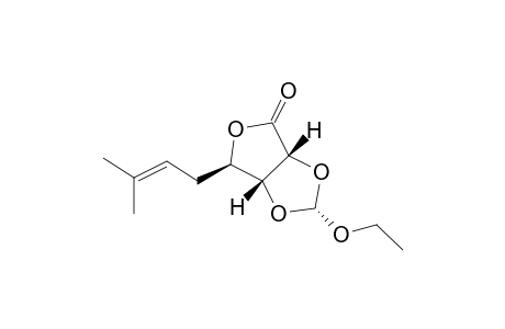 Furo[3,4-d]-1,3-dioxol-4(3aH)-one, 2-ethoxydihydro-6-(3-methyl-2-butenyl)-, [2R-(2.alpha.,3a.beta.,6.beta.,6a.beta.)]-
