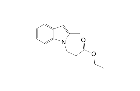Ethyl 3-(2-methyl-1H-indol-1-yl)propanoate