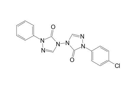 2-Phenyl-2'-(4-chlorophenyl)-2H,2'H-[4,4']bi[[1,2,4]-triazolyl]-3,3'-dione