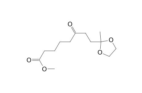 6-keto-8-(2-methyl-1,3-dioxolan-2-yl)caprylic acid methyl ester