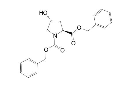 dibenzyl (2S,4R)-4-hydroxypyrrolidine-1,2-dicarboxylate