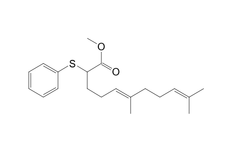 (E)-methyl 6,10-dimethyl-2-(phenylthio)-5,9-undecadienoate