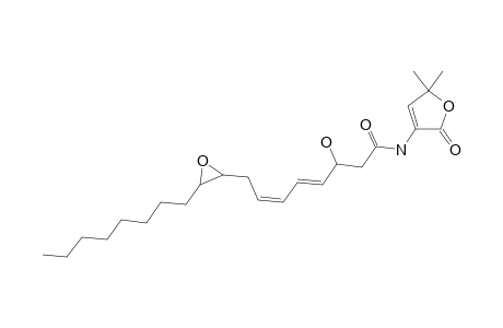 (4E,6Z)-3-hydroxy-N-(2-keto-5,5-dimethyl-3-furyl)-8-(3-octyloxiran-2-yl)octa-4,6-dienamide
