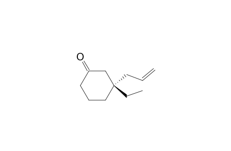 (3S*)-3-Allyl-3-ethylcyclohexan-1-one