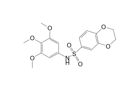 N-(3,4,5-trimethoxyphenyl)-2,3-dihydro-1,4-benzodioxine-6-sulfonamide