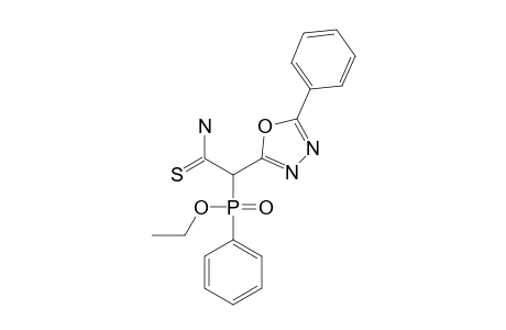 ETHYL-5-PHENYL-1,3,4-OXADIAZOLE-2-YL-THIOCARBAMOYLMETHYLPHENYLPHOSPHINATE:ISOMER-#1