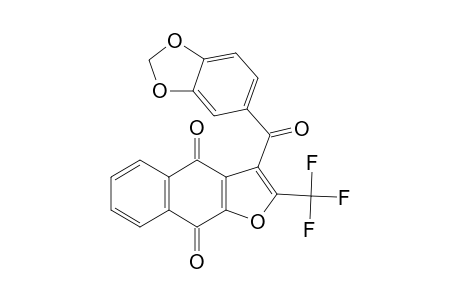 3-(1,3-benzodioxol-5-ylcarbonyl)-2-(trifluoromethyl)benzo[f][1]benzofuran-4,9-dione