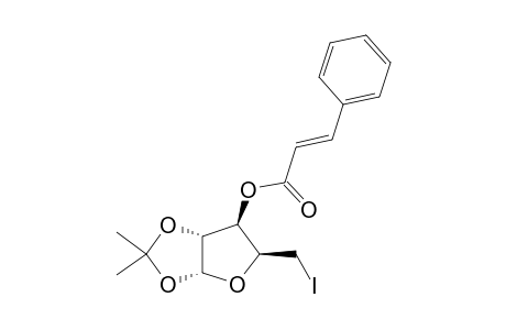 3-O-CINNAMOYL-5-DEOXY-5-IODO-1,2-O-ISOPROPYLIDENE-ALPHA-D-XYLOFURANOSE