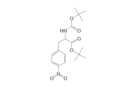 tert-Butyl 2-[(tert-butoxycarbonyl)amino]-3-(4-nitrophenyl)propanoate