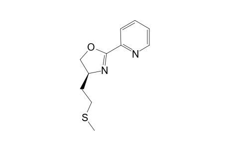 (4S)-4-(2-methylsulfanylethyl)-2-(2-pyridyl)-4,5-dihydrooxazole