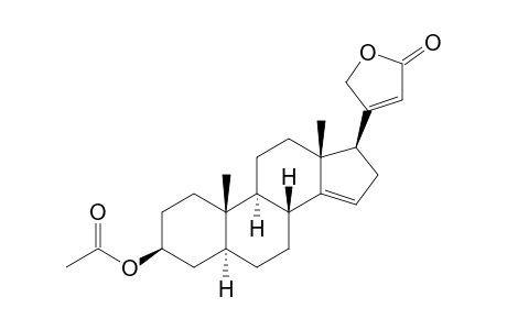3.beta.-Acetoxy-5.alpha.-carda-14,20(22)-dienolide