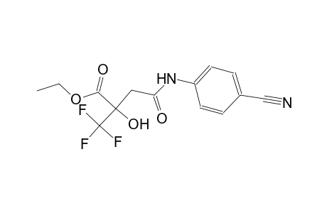 ethyl 4-(4-cyanoanilino)-2-hydroxy-4-oxo-2-(trifluoromethyl)butanoate