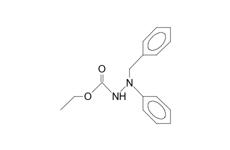 2-Benzyl-1-ethoxycarbonyl-2-phenyl-hydrazine