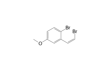 (Z)-1-Bromo-2-(2'-bromovinyl)-4-methoxybenzene
