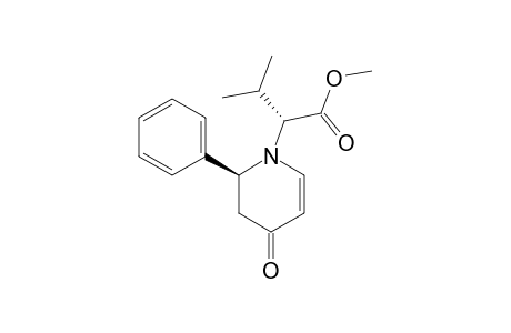 N-[(S)-1-(METHOXYCARBONYL)-2-METHYLPROPYL]-(6R)-2,3-DIDEHYDRO-6-PHENYL-PIPERIDIN-4-ONE