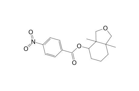 4-Isobenzofuranol, octahydro-3a,7a-dimethyl-, 4-nitrobenzoate, (3a.alpha.,4.beta.,7a.alpha.)-(.+-.)-