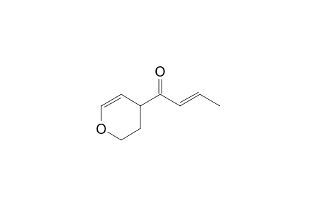 4-(1-Oxobut-2-en-1-yl)-4,5-dihydro-6H-pyran