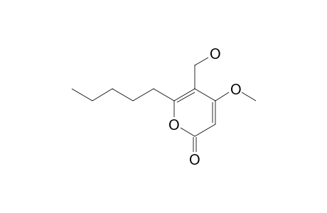 PYRENOCINE-M;5-(HYDROXYMETHYL)-4-METHOXY-6-PENTYL-2H-PYRAN-2-ONE