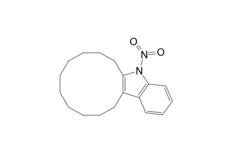 5H-Cyclododec[b]indole, 6,7,8,9,10,11,12,13,14,15-decahydro-3-nitro-