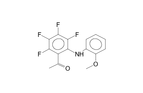 2-(ORTHO-METHOXYANILINO)-3,4,5,6-TETRAFLUOROACETOPHENONE