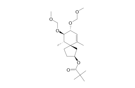 (2S,5S,8R,9R,10S)-8,9-Bis(methoxymethoxy)-6,10-dimethyl-2-pivaloyloxyspiro[4.5]dec-6-ene