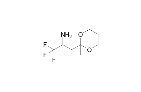 1,1,1-trifluoro-3-(2-methyl-1,3-dioxan-2-yl)-2-propanamine