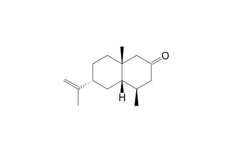 2(1H)-Naphthalenone, octahydro-4,8a-dimethyl-6-(1-methylethenyl)-, [4R-(4.alpha.,4a.alpha.,6.beta.,8a.alpha.)]-