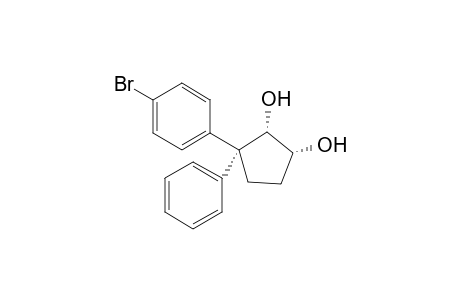3-(4-Bromophenyl)-3-phenylcyclopentene-1,2-diol