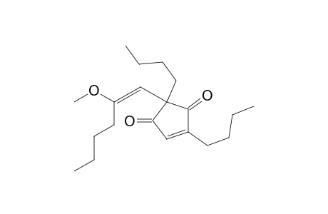 2,5-Dibutyl-5-(2-methoxyhexenyl)cyclopent-2-ene-1,4-dione