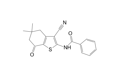 N-(3-Cyano-5,5-dimethyl-7-oxo-4,5,6,7-tetrahydro-1-benzothien-2-yl)benzamide