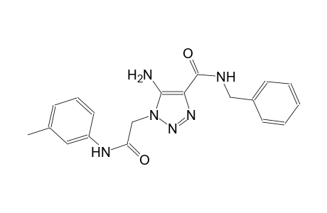 5-amino-N-benzyl-1-[2-oxo-2-(3-toluidino)ethyl]-1H-1,2,3-triazole-4-carboxamide