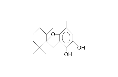 (1'S*,6'S*)-2',2',6',7-Tetramethyl-spiro<benzofuran-2(3H),1'-cyclohexane>-4,5-diol