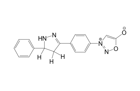 3-[4'-(4'',5''-Dihydro-5"-phenyl-1H-pyrazol-3"-yl)phenyl]-Sydnone