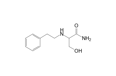 3-Hydroxy-2-(phenethylamino)propionamide