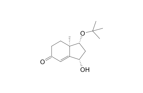 7-tert-Butyloxy-9-hydroxy-6-methylbicyclo[4.3.0]non-1-en-3-one