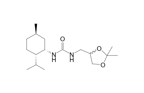 1-[(2,2-dimethyl-1,3-dioxolan-4-yl)methyl]-3-[(1S,2S,5R)-2-isopropyl-5-methyl-cyclohexyl]urea